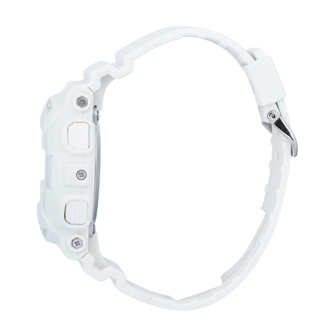 Jam Tangan CASIO G SHOCK GMA-S140VA-7A Unisex Silver Digital Analog Dial White Resin Band