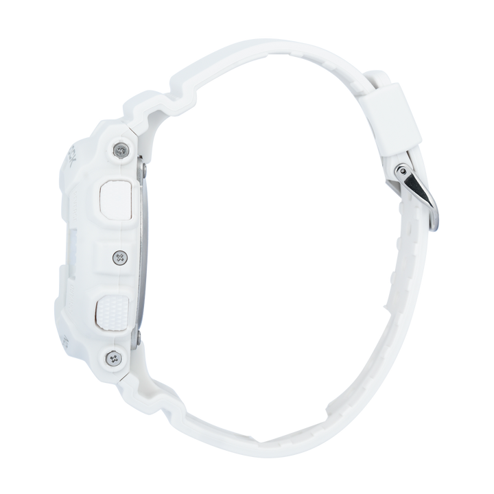 Jam Tangan CASIO G SHOCK GMA-S140VA-7A Unisex Silver Digital Analog Dial White Resin Band