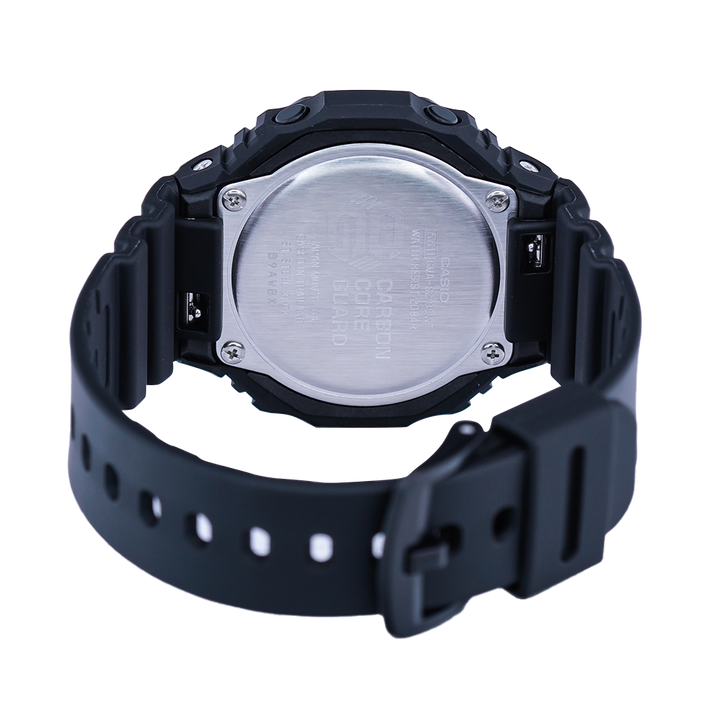 Jam Tangan CASIO G SHOCK GMA-S2100WT-1A Men Digital Analog Dial Black Resin Band