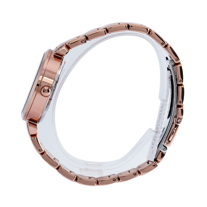 Jam Tangan GUESS GW0470L3 Crystal Clear Women Rose Gold Dial Rose Gold Stainless Steel Strap