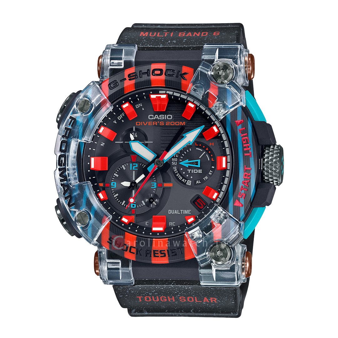 Jam Tangan Casio G-Shock Frogman GWF-A1000APF-1A Men 30th Anniversary of the Master of G Frogman Black Resin Band Limited Edition
