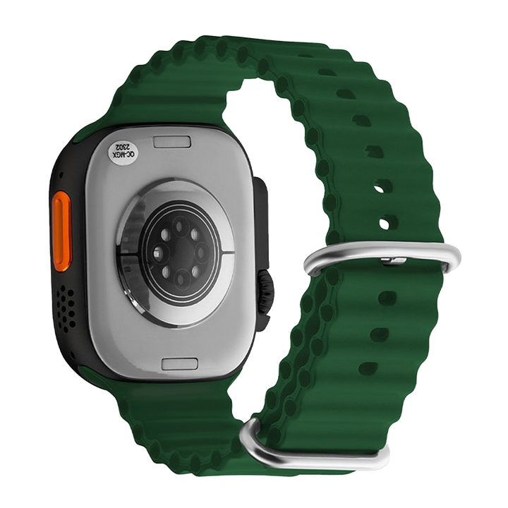 Jam Tangan LEE COOPER Smartwatch LC.SM.3.10 Unisex Digital Dial Green Rubber Strap