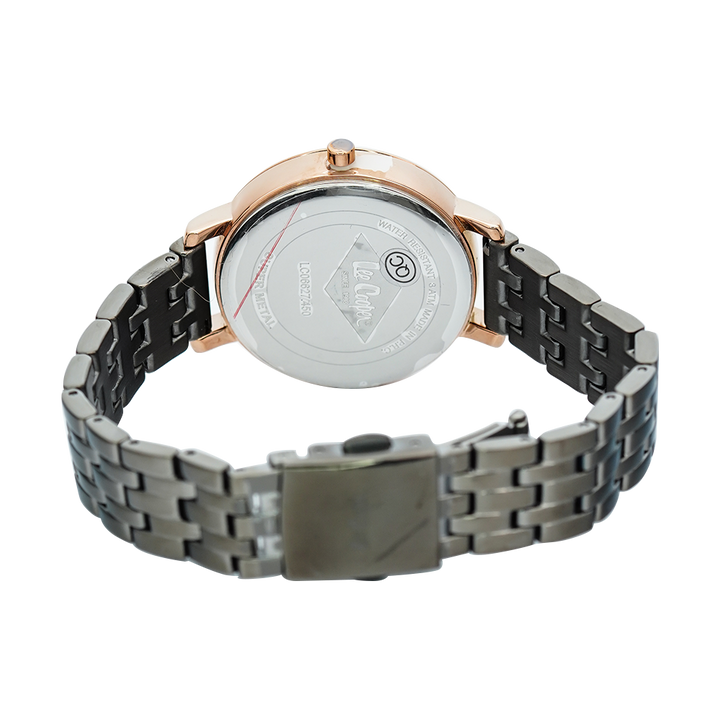 Jam Tangan LEE COOPER LC06627.450 Women White Dial Silver Stainless Steel Strap