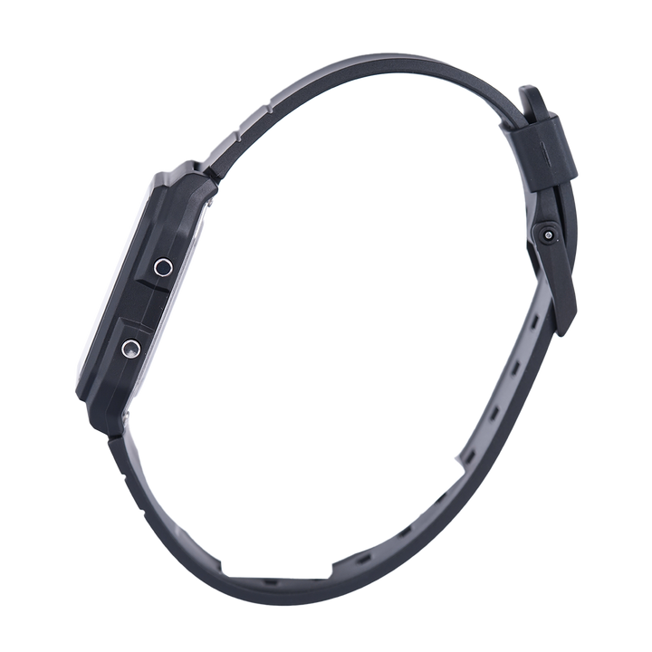 Jam Tangan Casio Pop LF-20W-1A Unisex Digital Analog Dial Black Resin Band