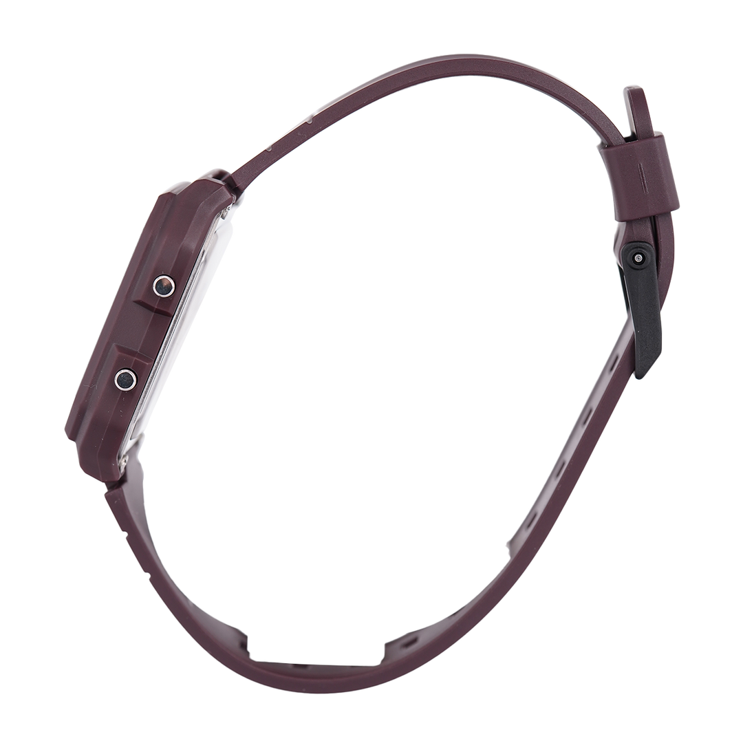 Jam Tangan Casio General LF-20W-5A Unisex Pop Series Hershey Brown Resin Strap