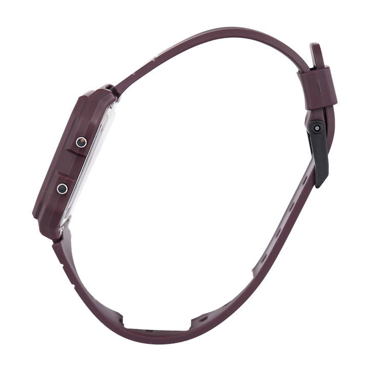 Jam Tangan Casio General LF-20W-5A Unisex Pop Series Hershey Brown Resin Strap