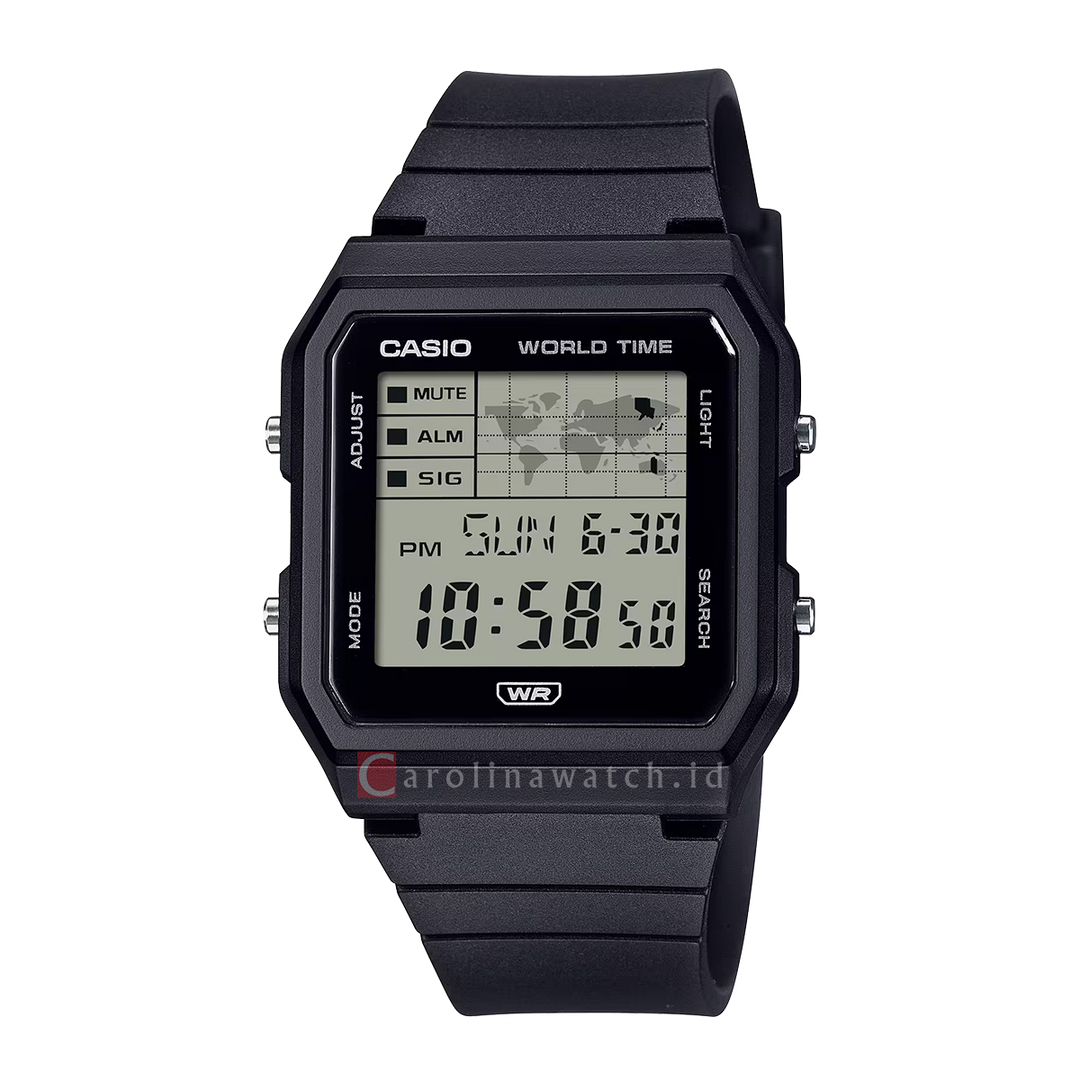 Jam Tangan Casio General Pop Series LF-30W-1A Unisex Black Resin Band