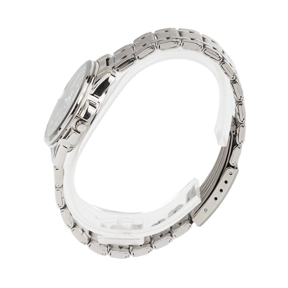 Jam Tangan Casio General LTP-1314D-1A Enticer Women Black Dial Stainless Steel Band