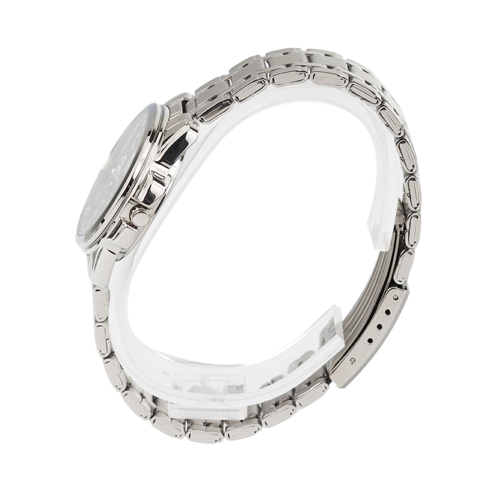 Jam Tangan Casio General LTP-1314D-1A Enticer Women Black Dial Stainless Steel Band