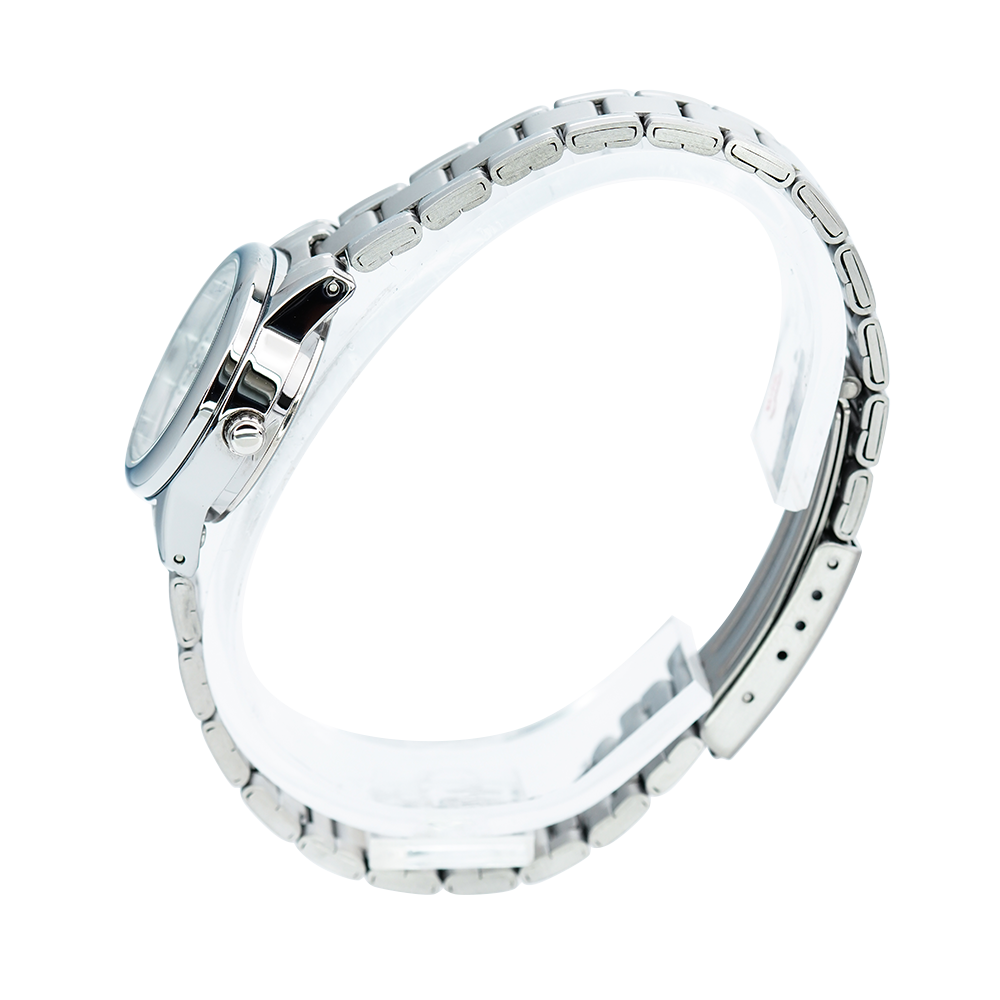 Jam Tangan Casio General LTP-V002D-7B Women Silver Dial Stainless Steel Band