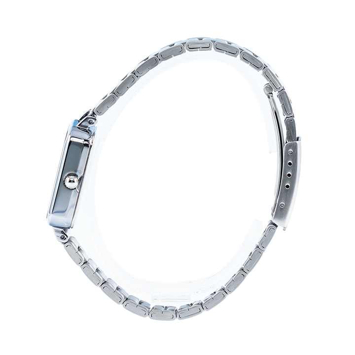 Jam Tangan Casio Standard LTP-V009D-2E Women Blue Dial Stainless Steel Band