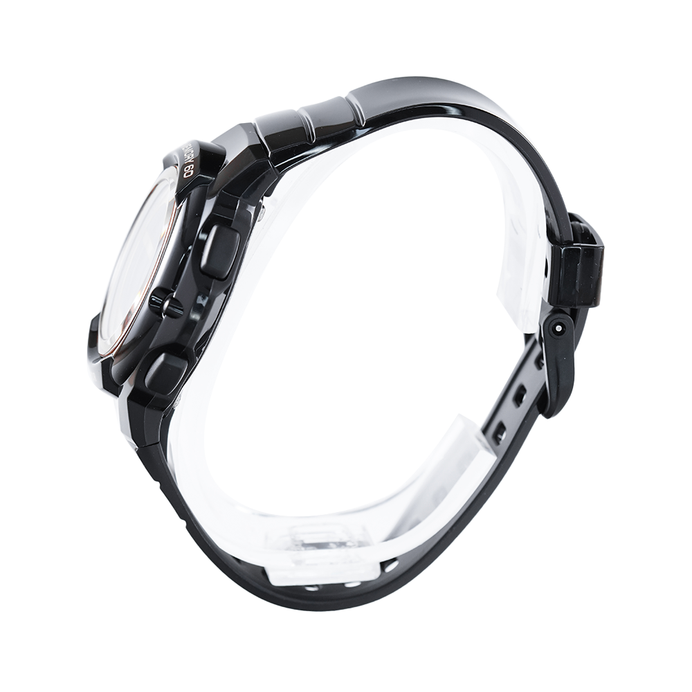 Jam Tangan Casio LWS-1200H-1A Women Digital Dial Black Resin Band