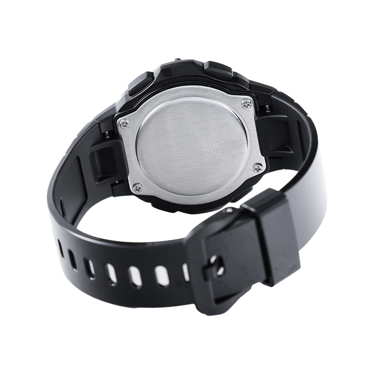 Jam Tangan Casio LWS-1200H-1A Women Digital Dial Black Resin Band