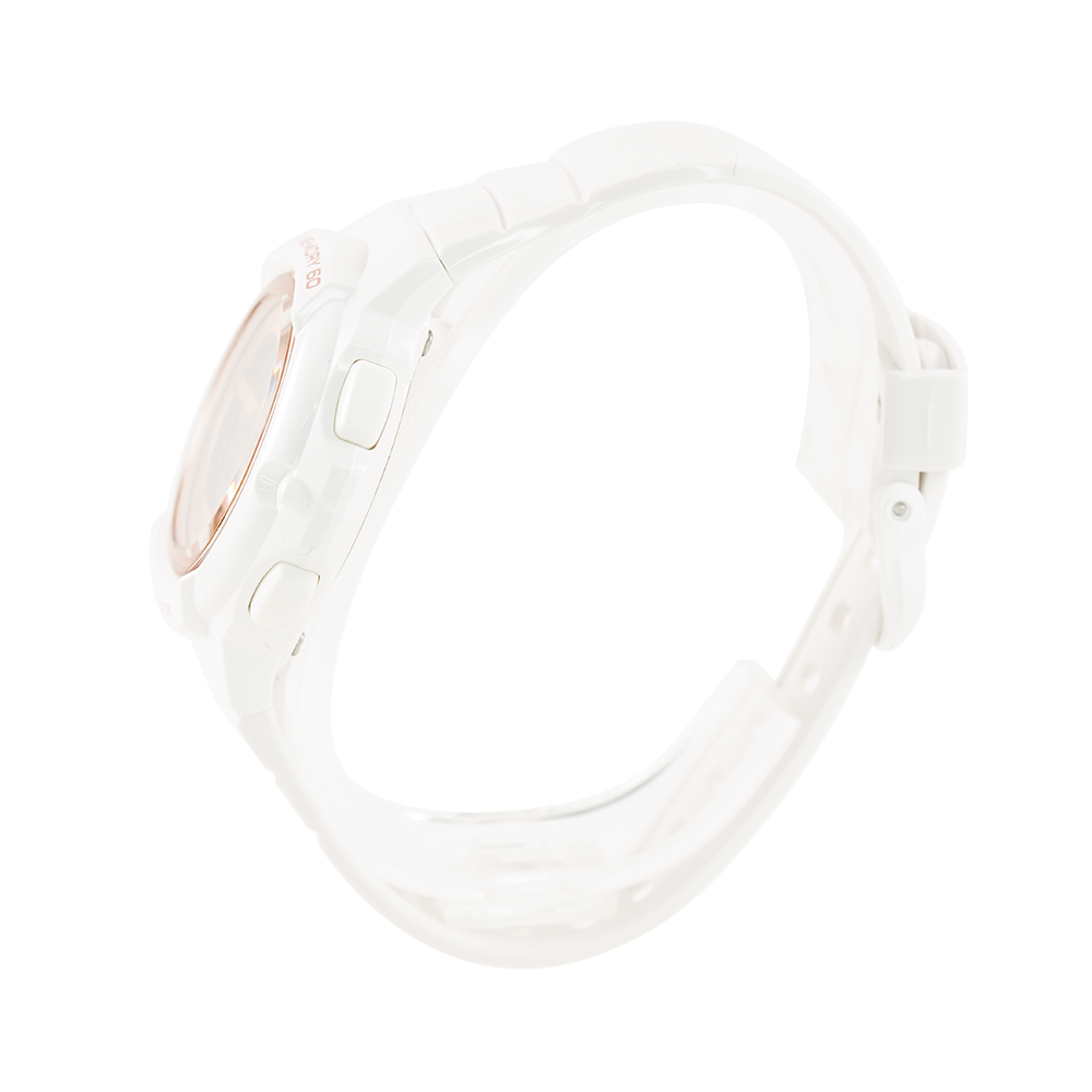 Jam Tangan Casio LWS-1200H-7A2 Women Digital Dial White Resin Band