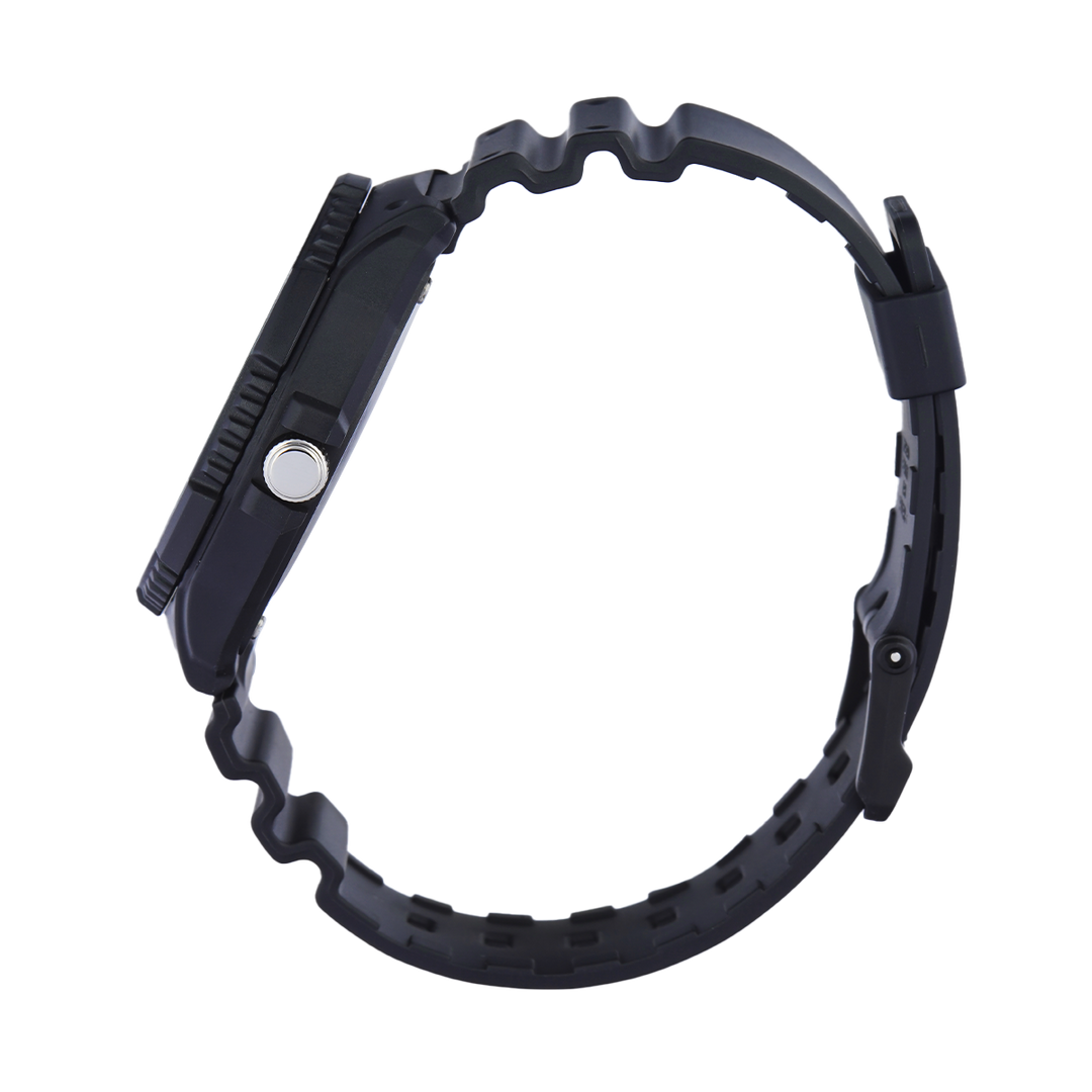 Jam Tangan Casio Standard MRW-230H-1E1 Men Black Dial Black Resin Band