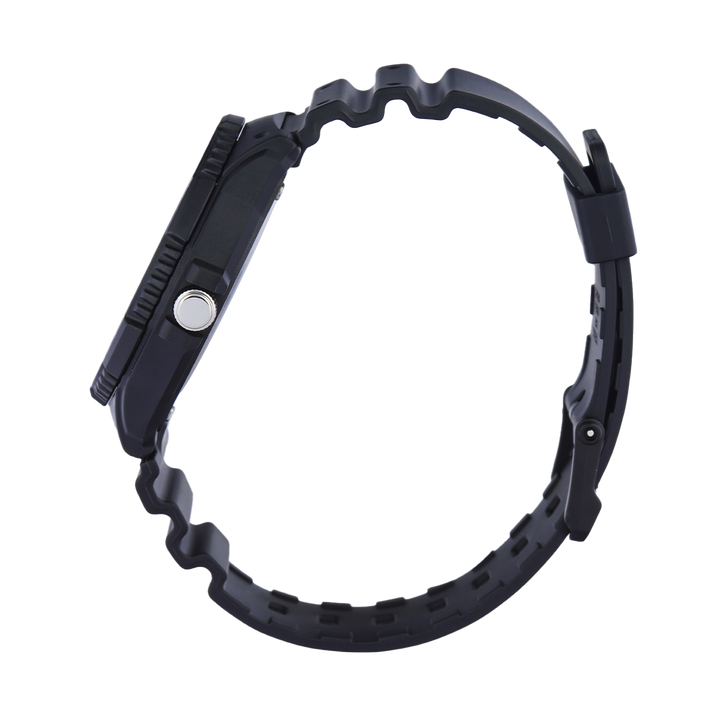 Jam Tangan Casio Standard MRW-230H-1E1 Men Black Dial Black Resin Band