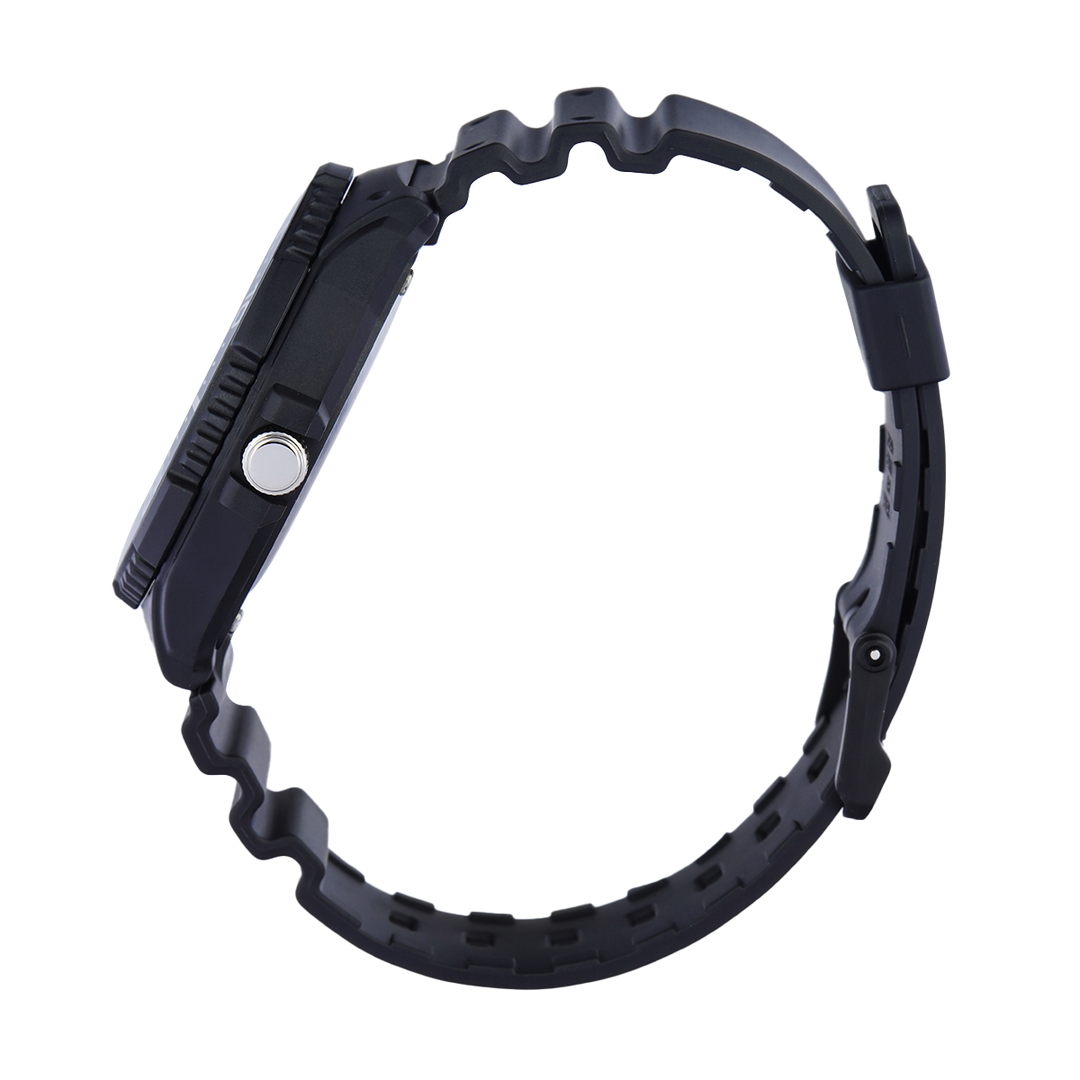 Jam Tangan Casio Standard MRW-230H-1E3 Men Black Dial Black Resin Band