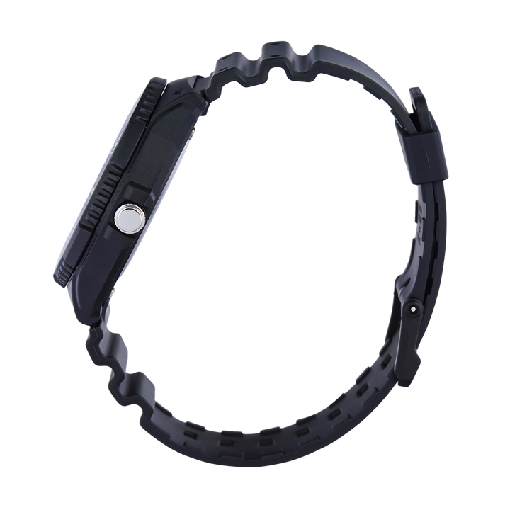 Jam Tangan Casio Standard MRW-230H-1E3 Men Black Dial Black Resin Band