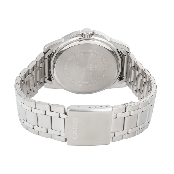 Jam Tangan Casio MTP-1314D-1A Men Black Dial Stainless Steel Band