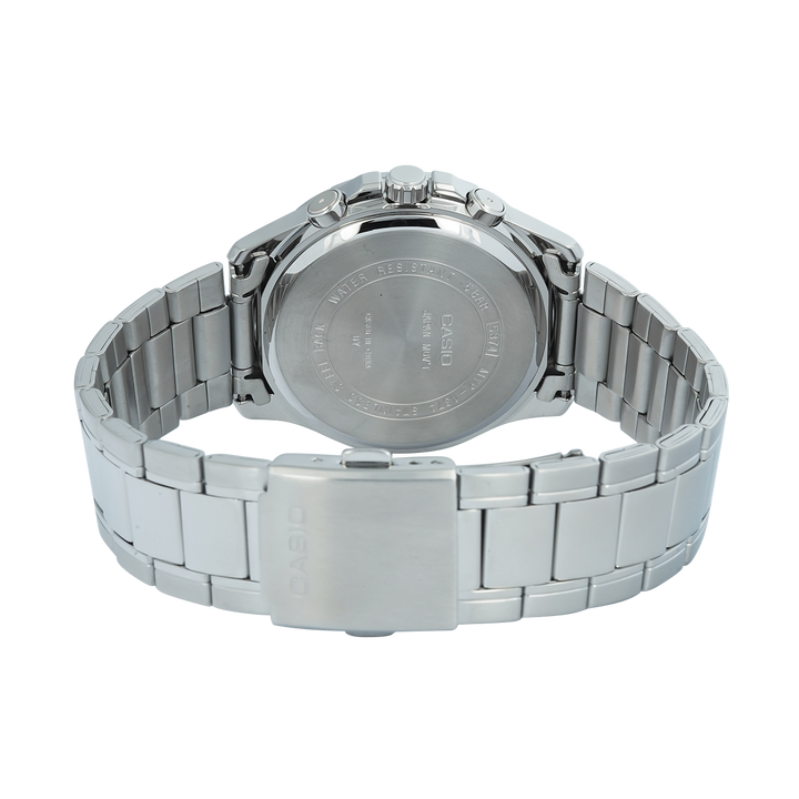 Jam Tangan Casio Standard MTP-1374D-5A2 Men Beige Dial Stainless Steel Band