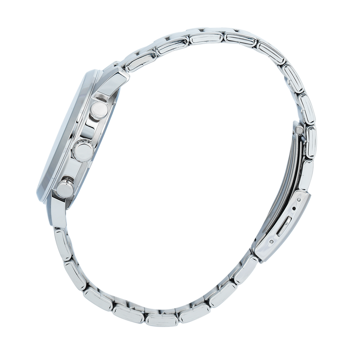 Jam Tangan Casio Standard MTP-E510D-1A1 Men Black Dial Stainless Steel Band