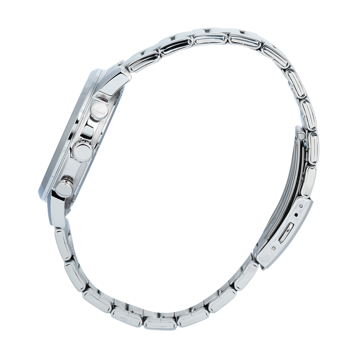 Jam Tangan Casio Standard MTP-E510D-1A2 Men Black Dial Stainless Steel Band