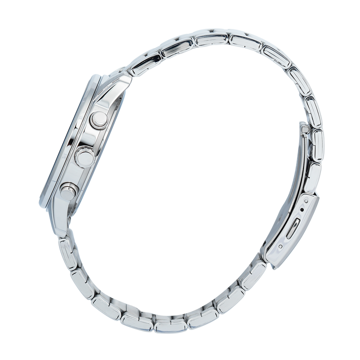 Jam Tangan Casio Standard MTP-E515D-8A Men Grey Dial Stainless Steel Band