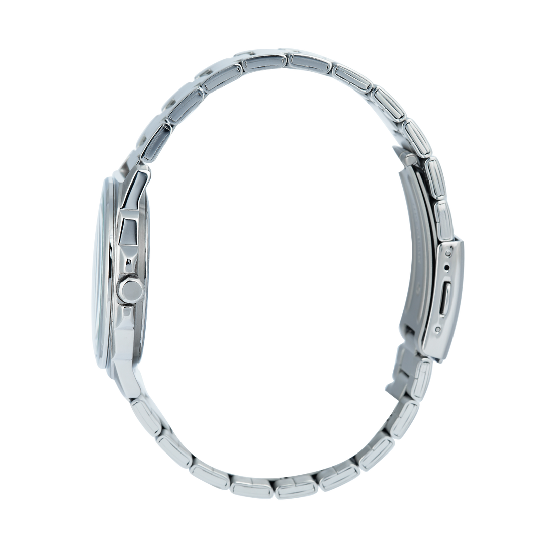 Jam Tangan Casio General MTP-E720D-8A Men Grey Pattern Dial Stainless Steel Band