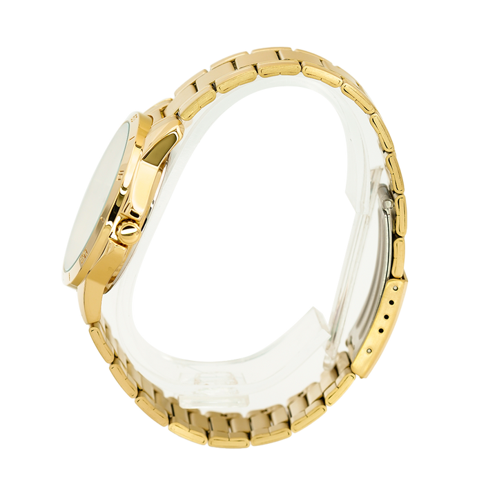 Jam Tangan Casio General MTP-V004G-7B2 Men White Dial Gold Stainless Steel Band