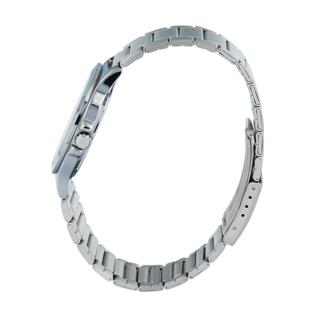 Jam Tangan Casio General MTP-V300D-7A Men Silver Dial Stainless Steel Band