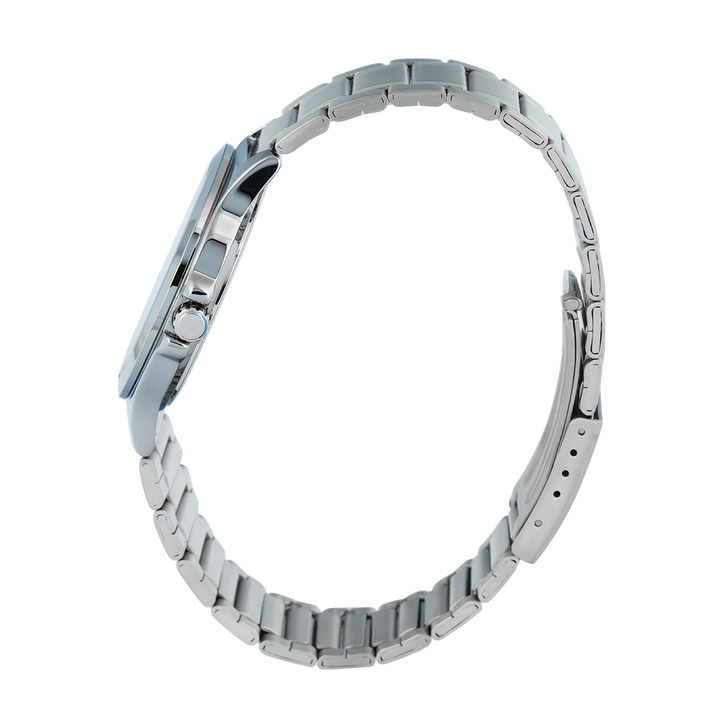 Jam Tangan Casio General MTP-V300D-7A Men Silver Dial Stainless Steel Band