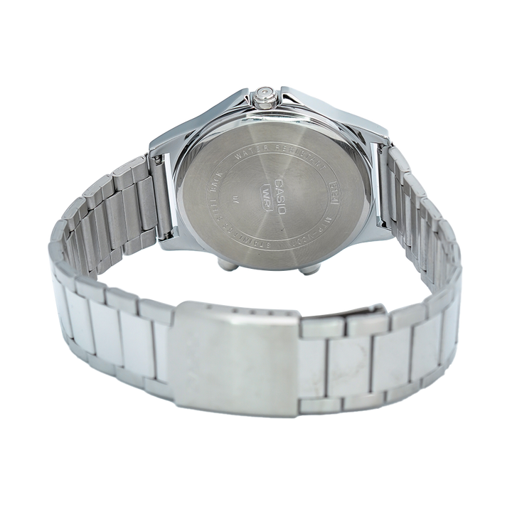 Jam Tangan Casio General MTP-VC01D-1E Men Black Dial Stainless Steel Band