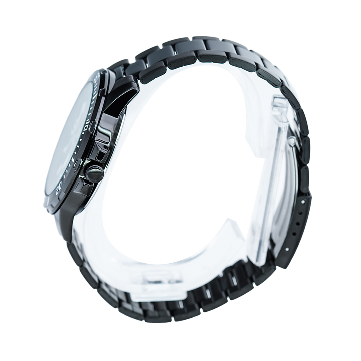 Jam Tangan Casio MTP-VD01B-1B Men Black Dial Black Stainless Steel Strap