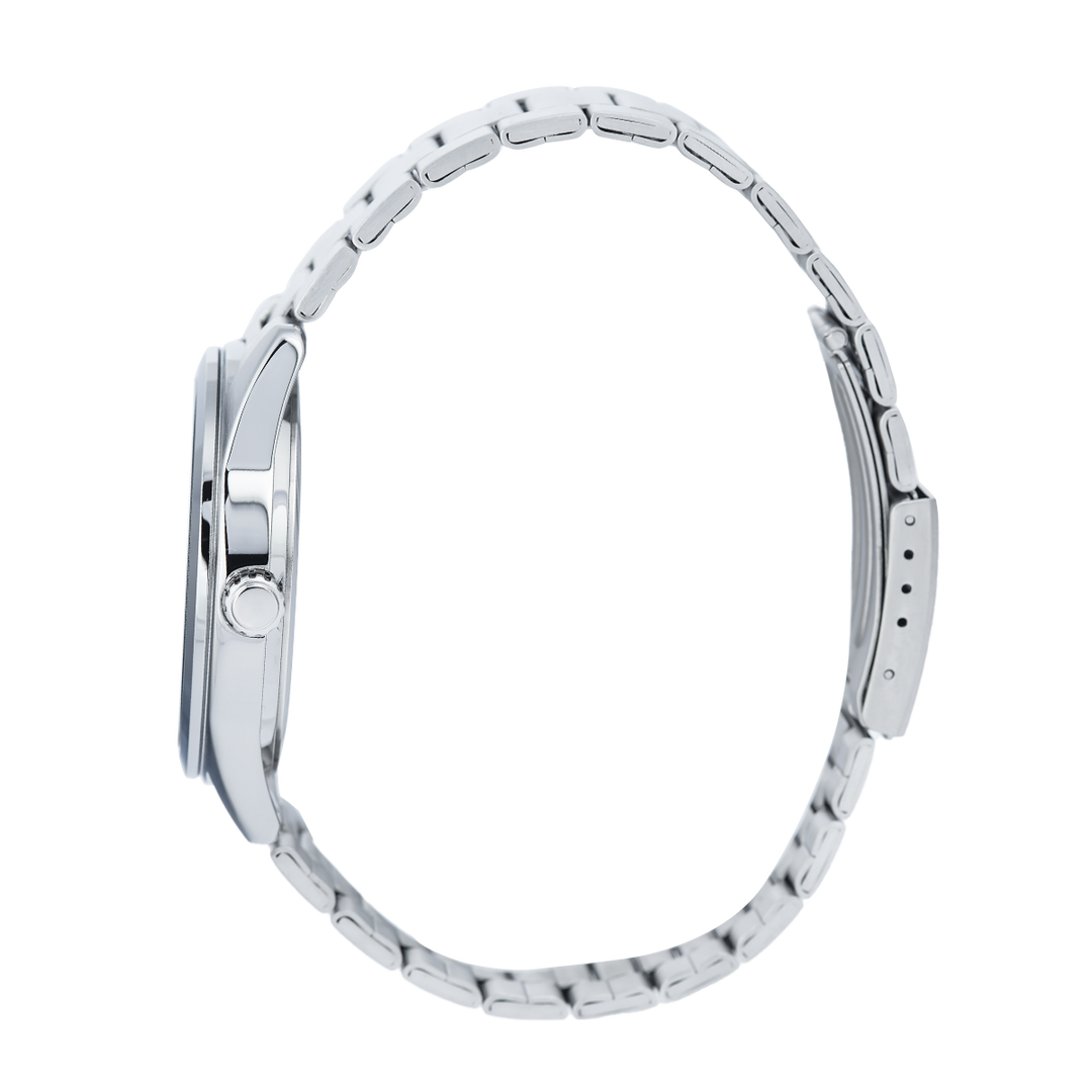 Jam Tangan Casio MTP-VD03D-2A2 Men Blue Dial Stainless Steel Band