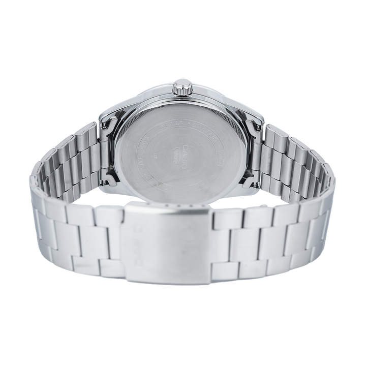 Jam Tangan Casio MTP-VD03D-2A2 Men Blue Dial Stainless Steel Band