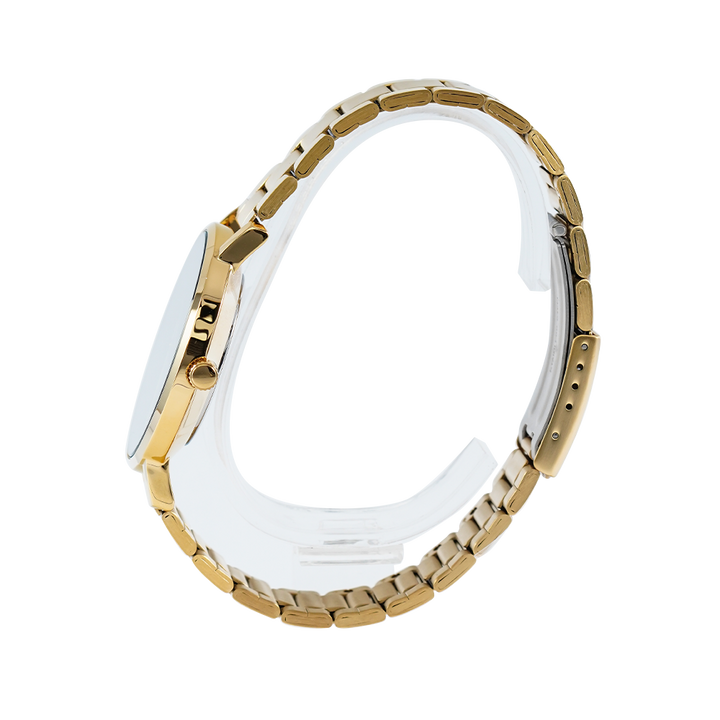 Jam Tangan Casio MTP-VT01G-1B2 Men Black Gold Stainless Steel Band