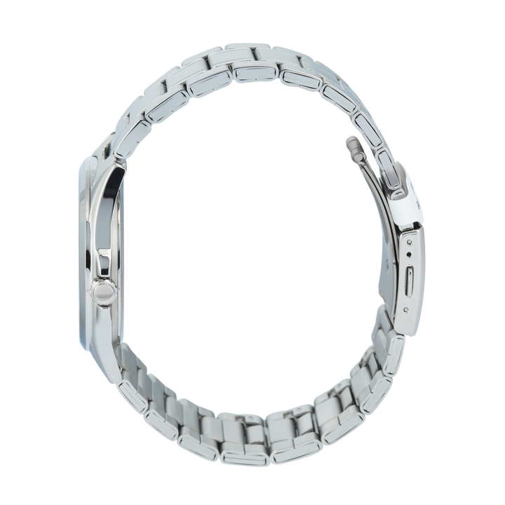 Jam Tangan Casio Standard MTS-115D-2A1 Men Blue Dial Stainless Steel Band