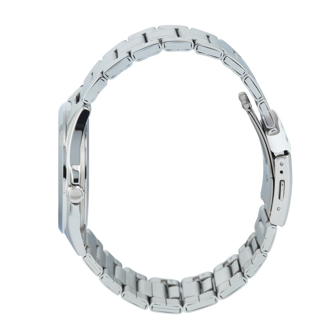 Jam Tangan Casio Standard MTS-115D-7A Men Silver Dial Stainless Steel Band