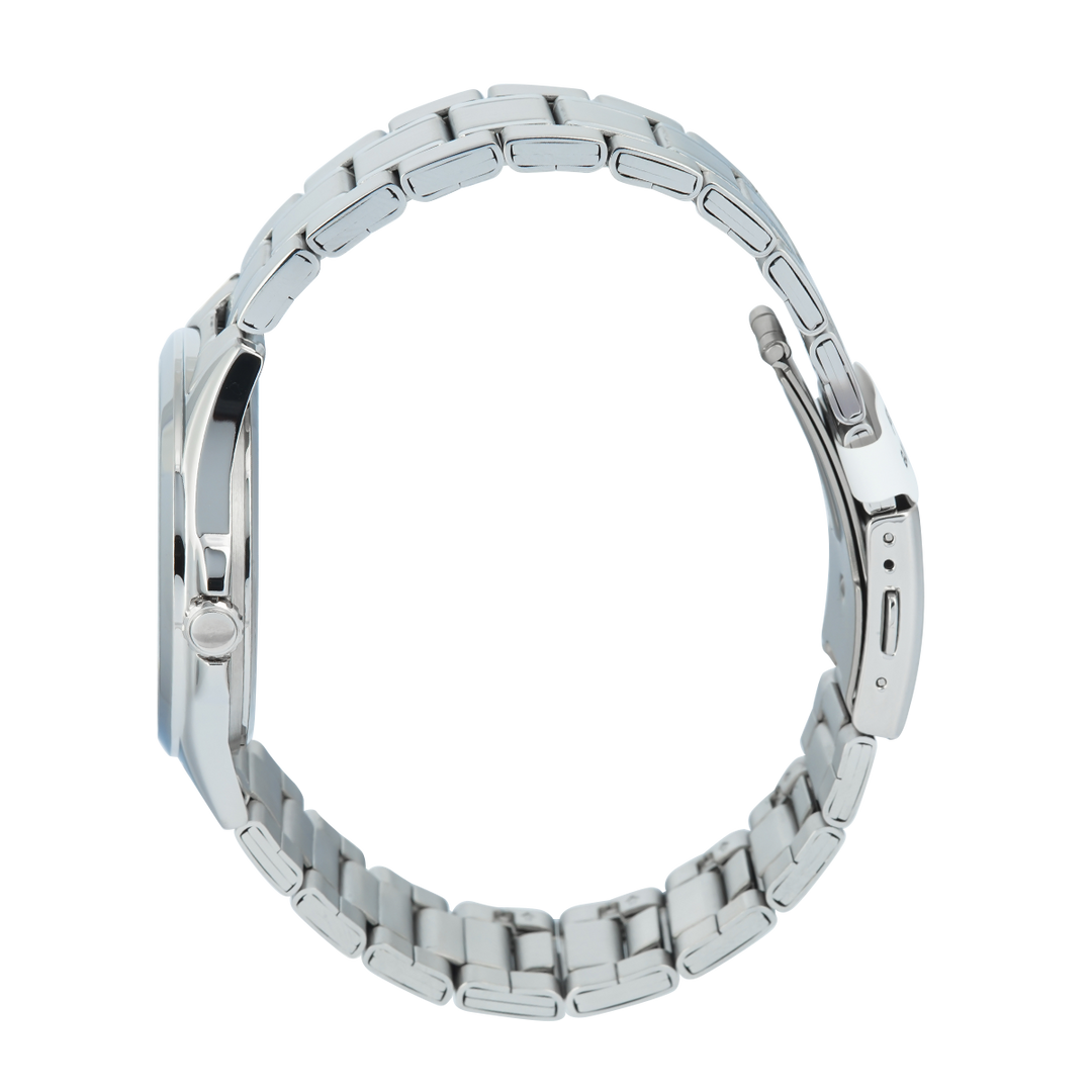 Jam Tangan Casio Standard MTS-115D-8A Men Grey Dial Stainless Steel Band