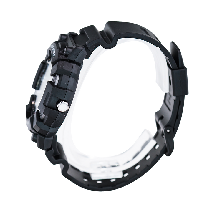 Jam Tangan Casio MW-610H-1A Men Black Dial Black Resin Band