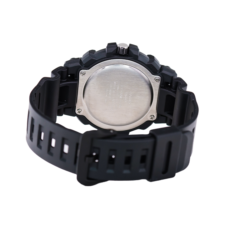 Jam Tangan Casio General MW-610H-4A Men Red Dial Black Resin Band