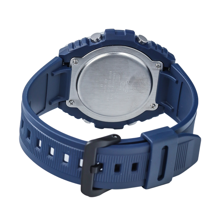 Jam Tangan Casio MWD-100H-2A Men Illuminator Digital Dial Blue Resin Band