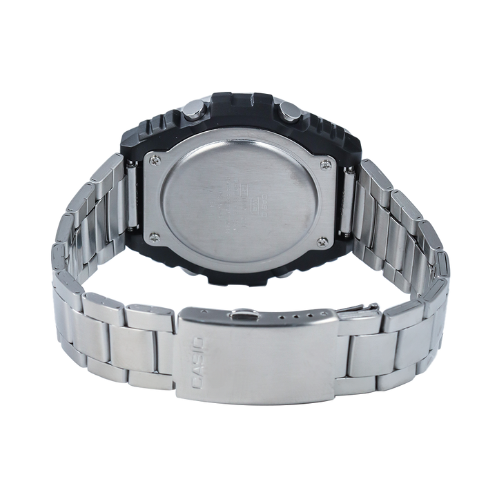 Jam Tangan Casio MWD-100HD-1A Men Illumination Digital Dial Stainless Steel Band