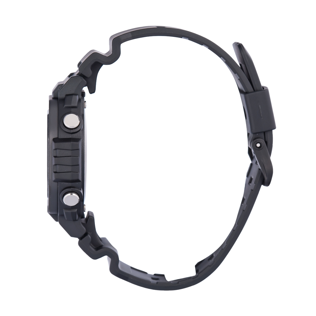 Jam Tangan Casio MWD-110HB-1B Men Digital Dial Black Resin Band