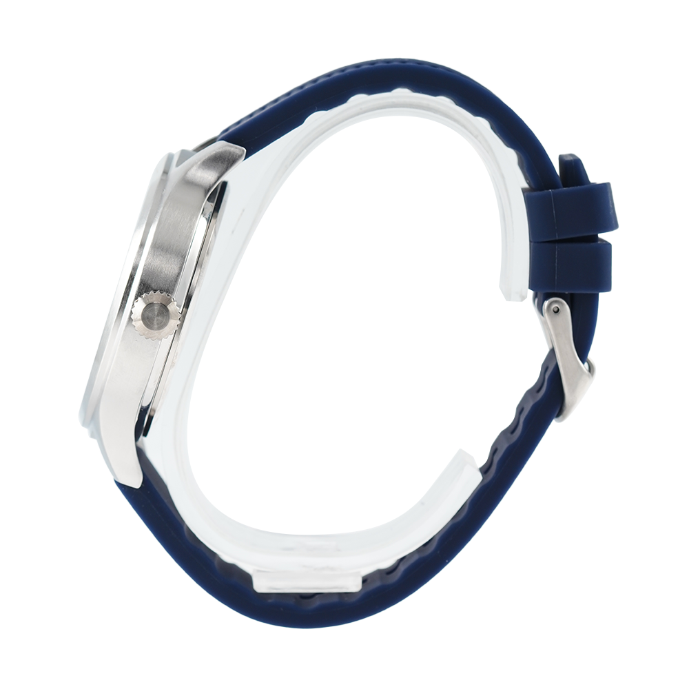 Jam Tangan NAUTICA Crissy Field NAPCFS903 Men White Dial Blue Rubber Strap