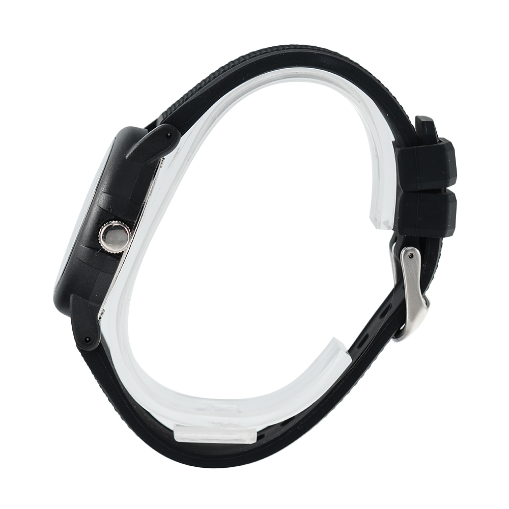 Jam Tangan NAUTICA Es Pujols NAPEPS106 Men Black Dial Black Rubber Strap