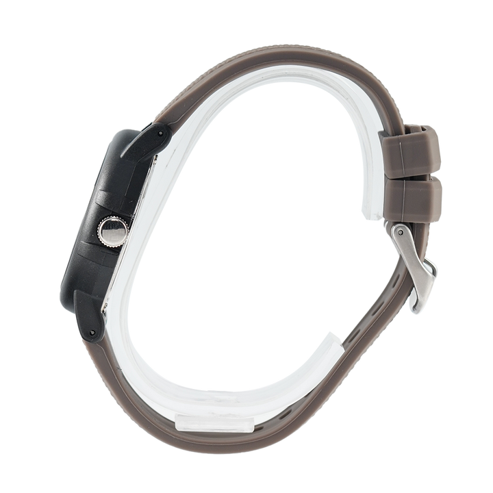 Jam Tangan NAUTICA Es Pujols NAPEPS107 Men Dark Tan Dial Tan Rubber Strap