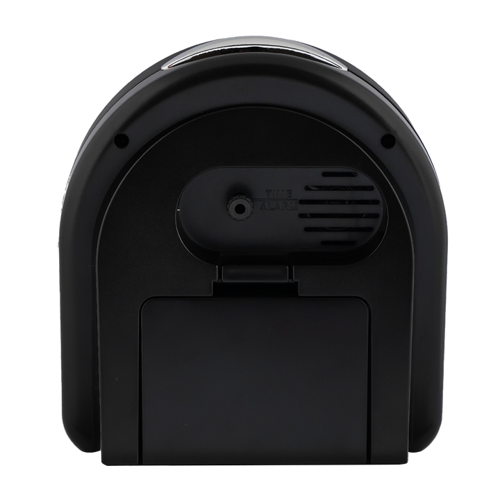 Jam Beker SEIKO Analog QHP003K Black Color Black Dial Bedside Alarm Clock