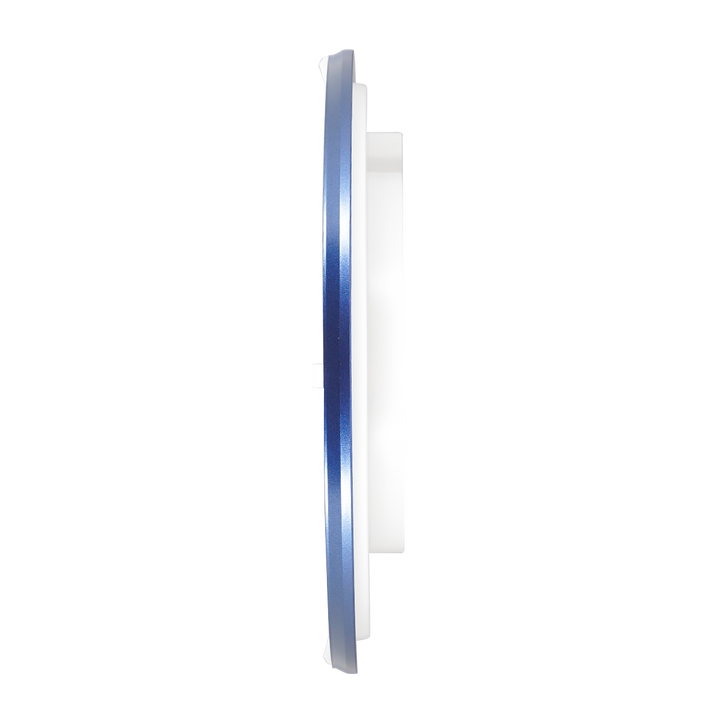 Jam Dinding SEIKO Analog QXA652L Metallic Blue Color White Dial Wall Clock