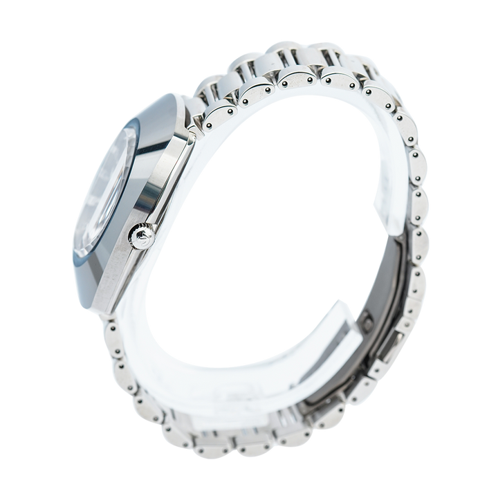 Jam Tangan Rado Original R12408654 Men Brown Dial Stainless Steel Strap